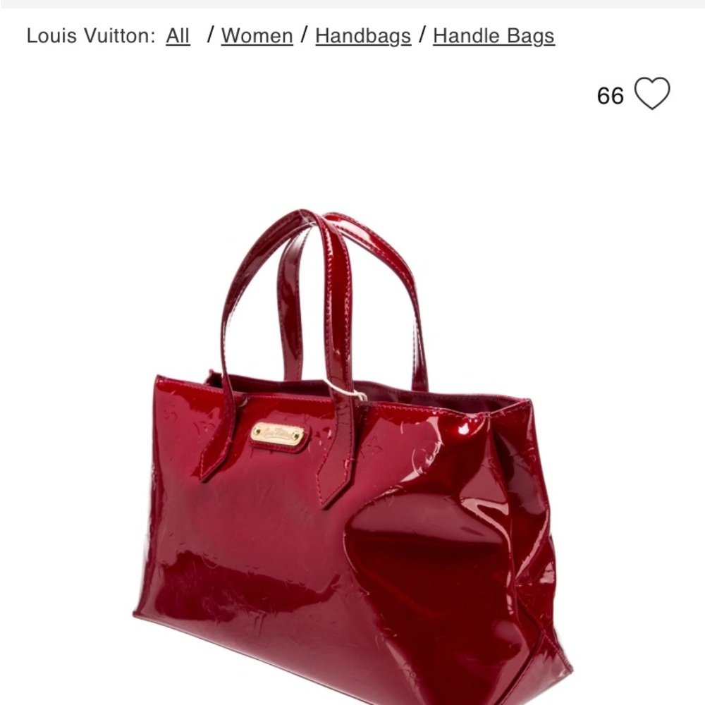 “Authenticated” Louis Vuitton Monogram Vernis Wiltshire PM - Picture 2 of 8